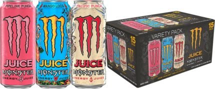Juice Monster Variety Pack Pipeline Punch Mango Loco Pacific Punch