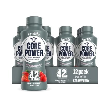 Core Power Elite 42g protein shake strawberry 12 pack