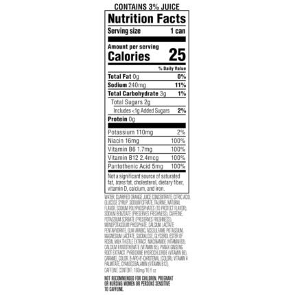 Rockstar Recovery Orange 16 oz 12 pack