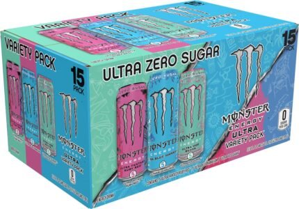 Monster Energy Ultra Variety Pack Blue Hawaiian Vice Guava Fantasy Ruby Red