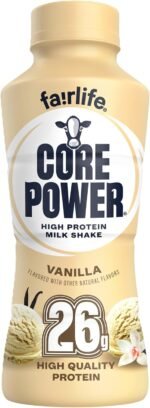 Core Power 26g protein shake vanilla single bottle