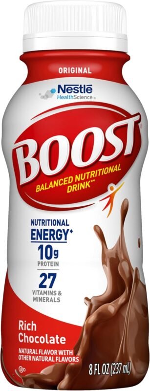 BOOST Original Rich Chocolate nutritional shake 24 pack
