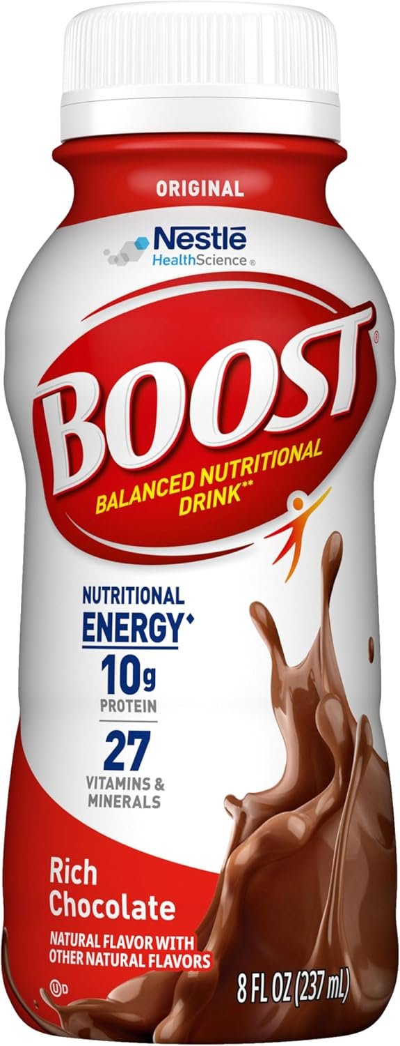 BOOST Original Rich Chocolate nutritional shake 24 pack