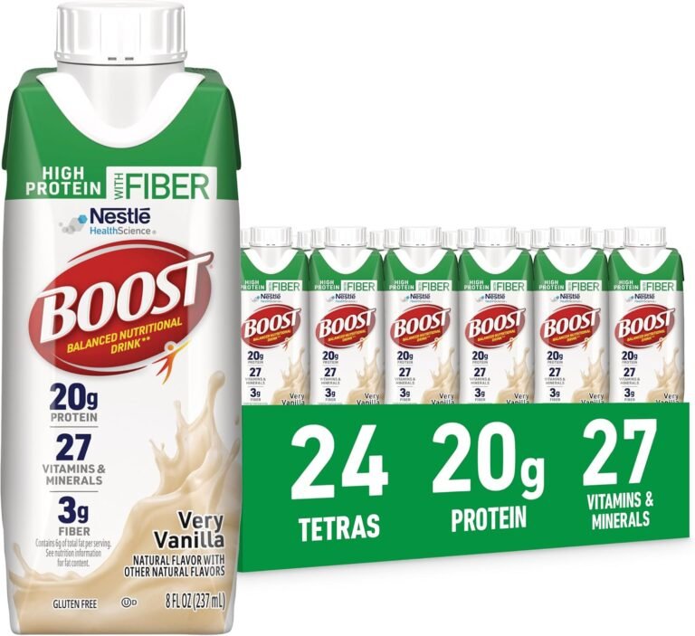 BOOST High Protein Vanilla nutritional shake 24 pack