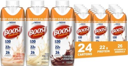 BOOST Very High Calorie Variety Pack nutritional drink 24 pack
