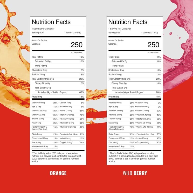 BOOST Breeze clear nutritional drink Wild Berry and Orange 24 pack