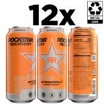 Rockstar Recovery Orange 16 oz 12 pack