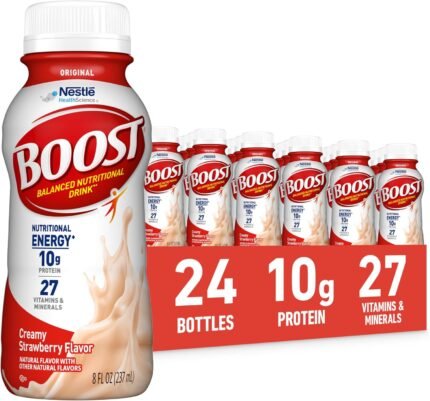 BOOST Original Strawberry nutritional shake 24 pack