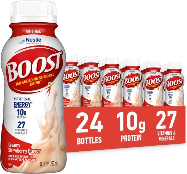BOOST Original Strawberry nutritional shake 24 pack