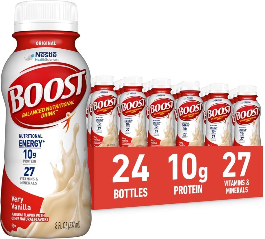 BOOST Original Very Vanilla nutritional shake 24 pack