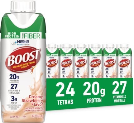 BOOST High Protein Strawberry nutritional shake 24 pack
