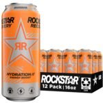 Rockstar Recovery Orange 16 oz 12 pack