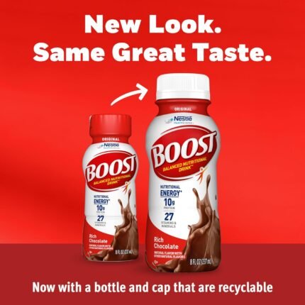 BOOST Original Rich Chocolate nutritional shake 24 pack
