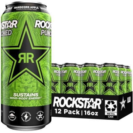 Rockstar Punched Hardcore Apple 16 oz 12 pack