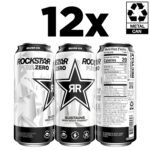 Rockstar Pure Zero Silver Ice 16 oz 12 pack