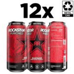 Rockstar Punched Fruit Punch 16 oz 12 pack