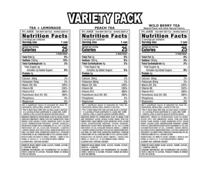Monster Rehab Variety Pack 15.5 oz 15 pack